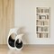 Modern floor vase, White Unique Trumpet Floor Vase, Home Interior Decoration, Modern Floor Vase, Tall Floor Vases for Entryway and Living Room And Office